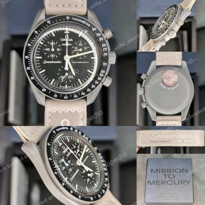 jam tangan pria chronograph clone 1:1 mewah misson planet full set