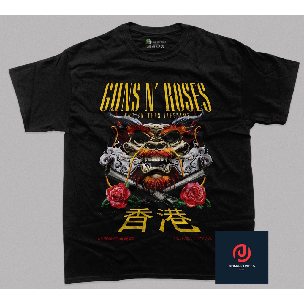 BAND - Guns N Roses Not In This Lifetime T-Shirt - Baju - Kaos - Baju Kaos - Cotton Combed 24s