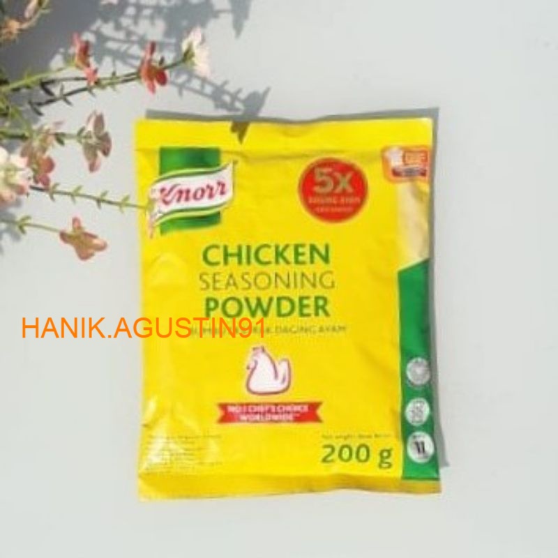 

Knorr Chicken Seasoning Powder 200g / kaldu ayam