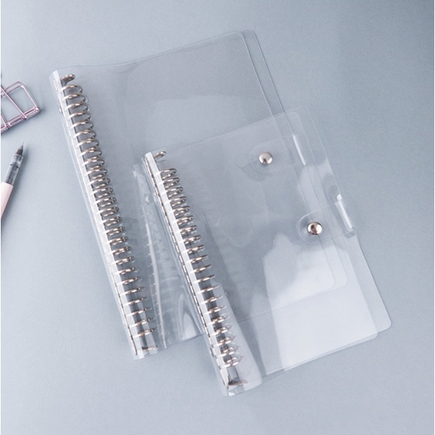 

ZT Binder PVC Transparan A5 B5 / Map binder Ring BESI 20 dan 26 lubang