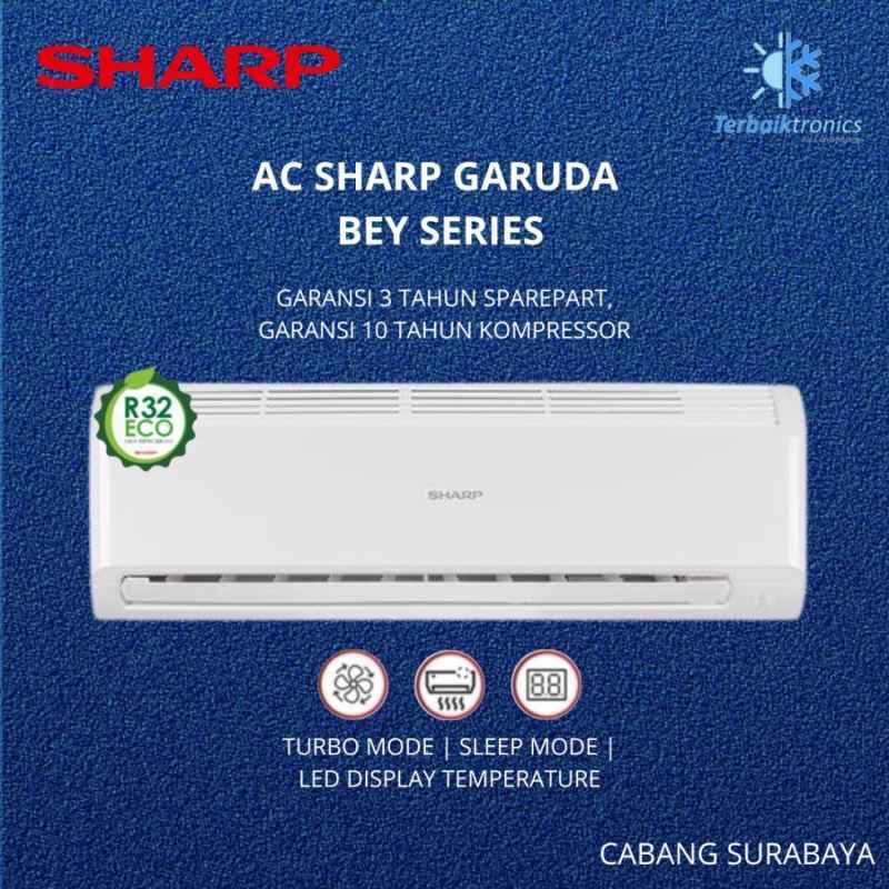 AC SHARP AC 1/2 PK - AH-05BEY dan AC 1PK - AH-09BEY  R32 AC SHARP 0.5 PK LOW WATT Tangerang