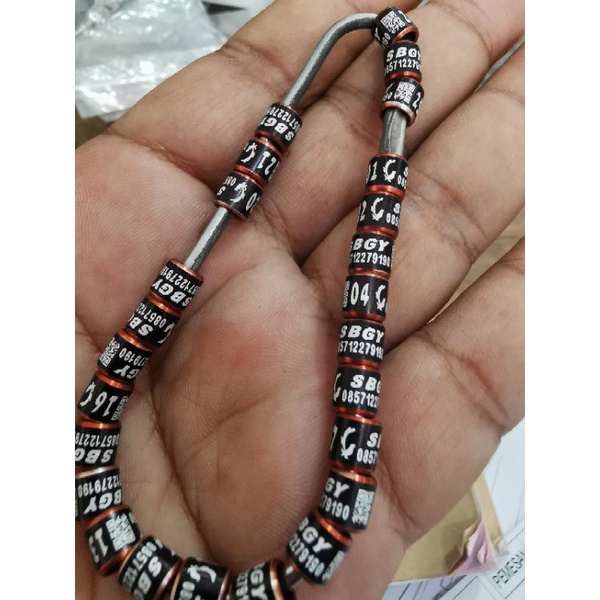 RING BURUNG LASER MK HITAM LIST MURAI LOVEBIRD KENARI KACER MERPATI CENDET