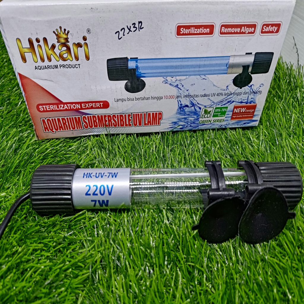 Lampu UV Celup Aquarium Ultraviolet Lamp HIKARI HK-7W - 7 Watt