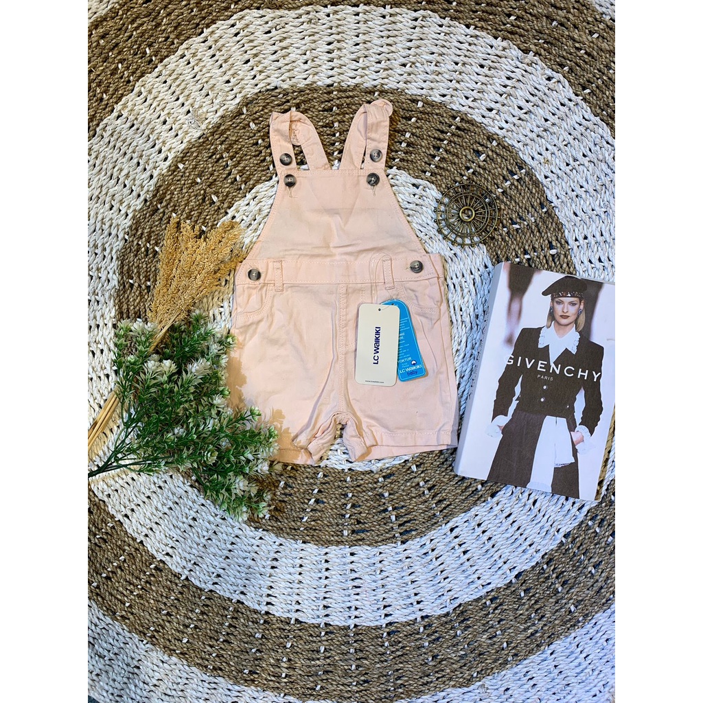 OVERALL PEACH POLOS BABY GIRL LC WAIKIKI - OVERALL ANAK PEREMPUAN LC WAIKIKI - BRAND ORIGINAL