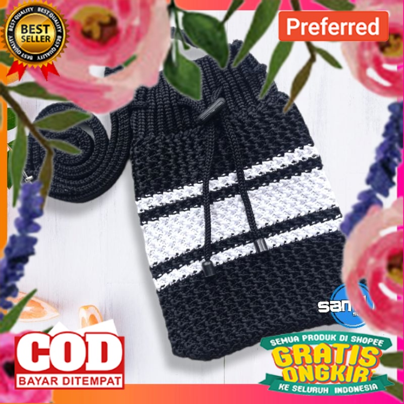 Tas Selempang Rajut Mini / Tas Rajut Wanita / Tas Hp Rajutan / Tas Wanita / Tas rajut hp// TAS SLEMP