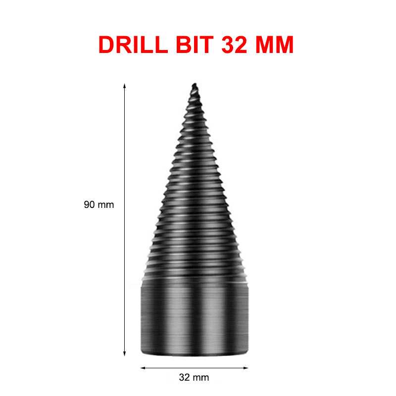 ‼️COD‼️ LCKMNOFCLSTR HAOSHAN Mata Bor Split Wood Cone-Drilling Square Handle 32mm - SH32 ‼️COD‼️