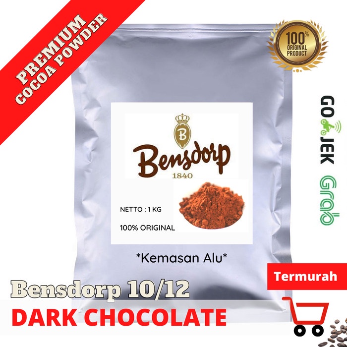 

K70 Coklat bubuk BENSDORP 500 g / 1 Kg |PURE COCOA POWDER 100% ORI - 500 g