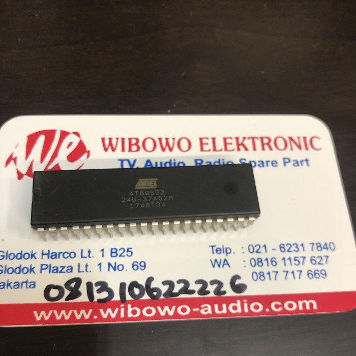 

ATMEL AT89S52-24PU ASLI JI27