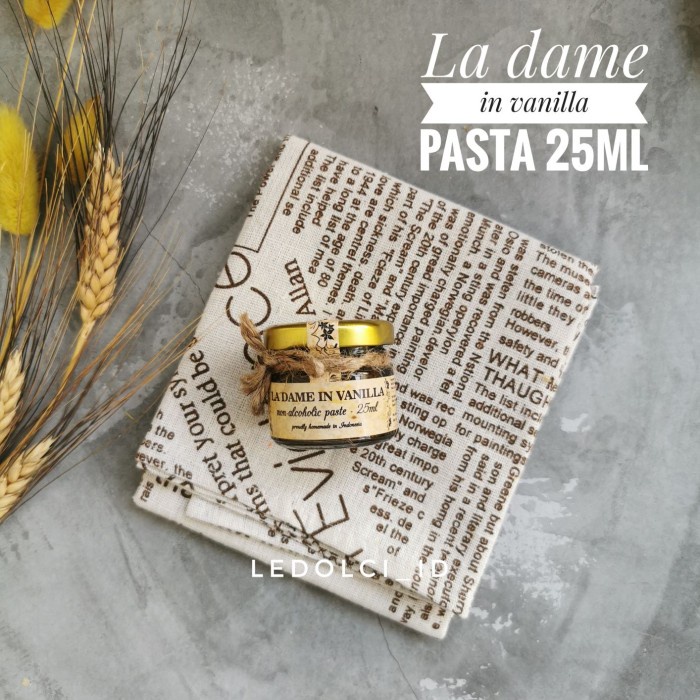 

[Big Sale] LA DAME IN VANILLA PASTE | PASTA VANILLA LA DAME - PASTE - 25 ML