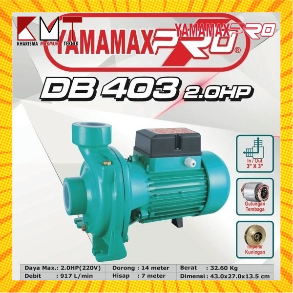 POMPA AIR CENTRIFUGAL 3 INCH DB 403 2 HP YAMAMAX-PRO