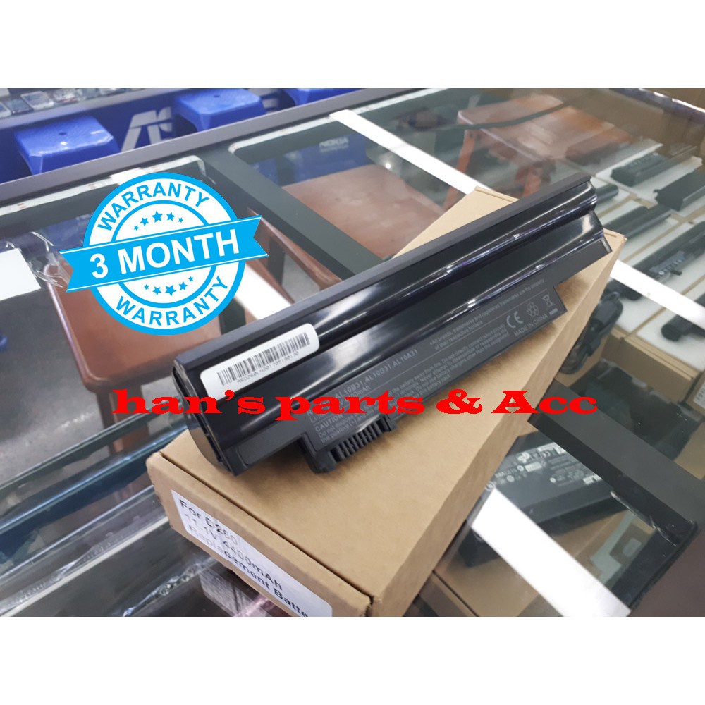 BATTERY BATERAI ACER ASPIRE ONE D255 D260 D257 D270 522 722 HAPPY 2 AL10B31 AL10A31 AL10G31 E100 NEW