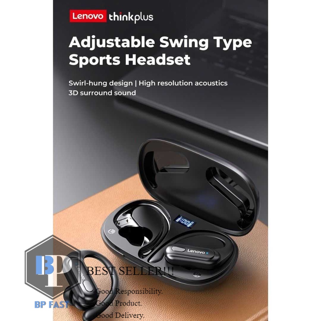 Earphone TWS Bluetooth HiFi Surround Ergonomic 400mAh Lenovo Thinkplus - XT60B