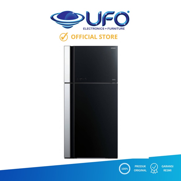 Hitachi Kulkas 2 Pintu 510 L Inverter RVG61PGD7-GBK