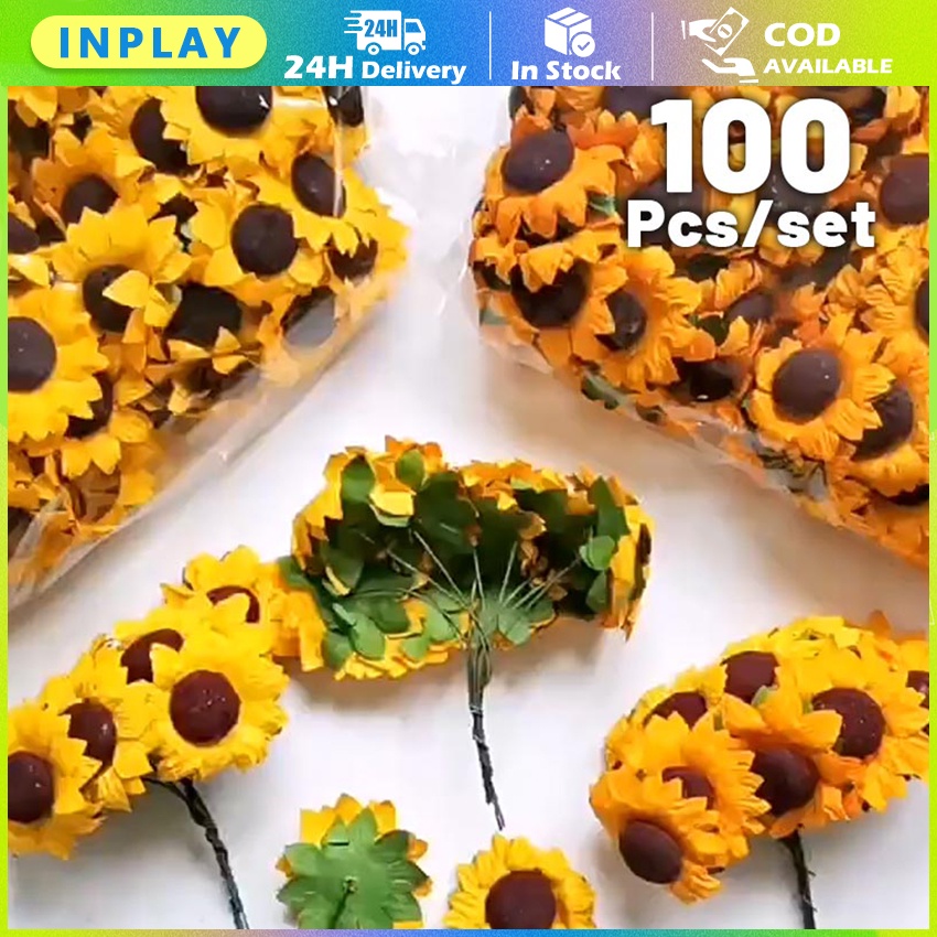 

Kelopak Bunga Matahari Artificial Flower / Batang Bunga Matahari Buatan Bahan Kertas Untuk Aplikasi Mahar Dekorasi Artificial Sunflower Kerajinan Tangan