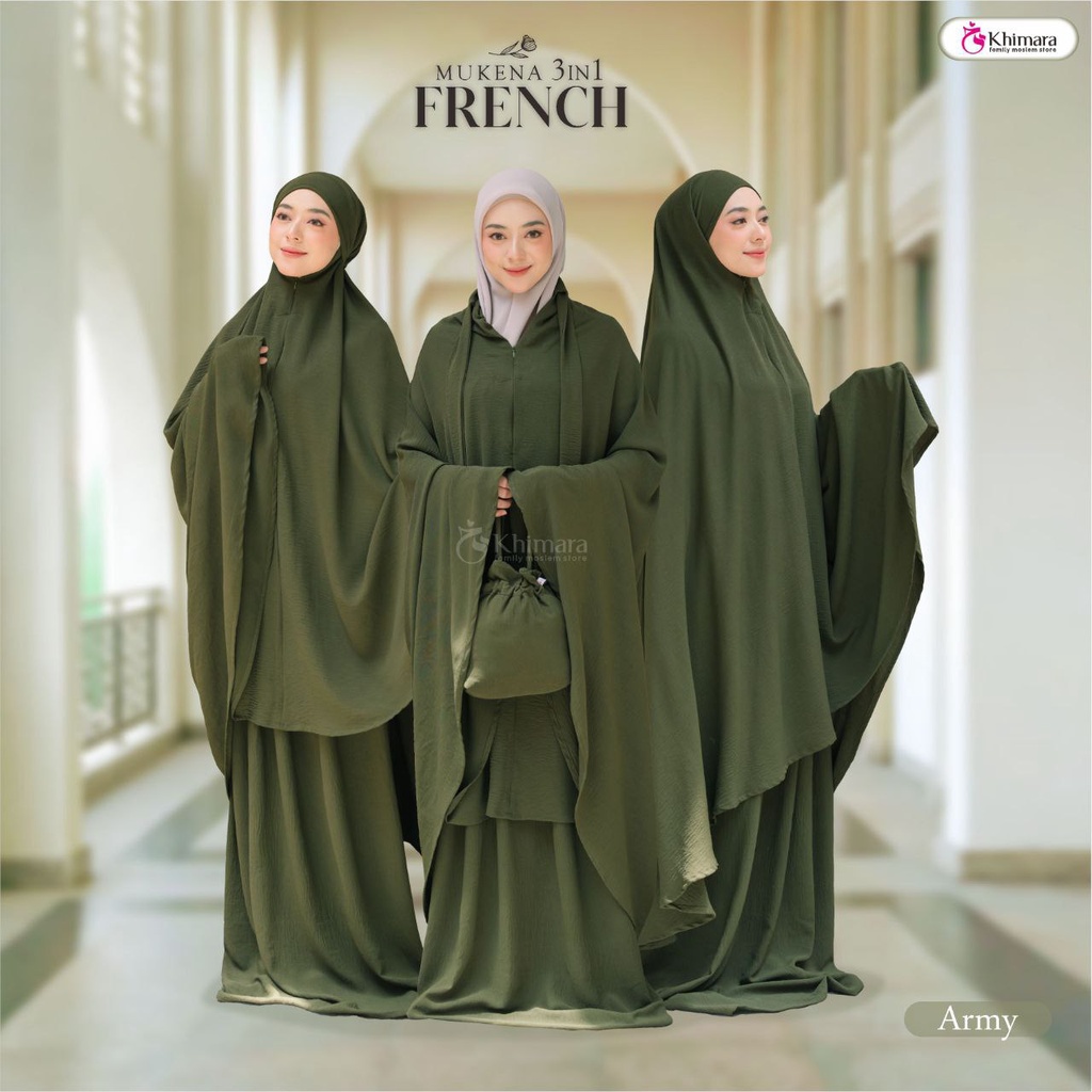 Mukena FRENCH 3in1 by Khimara