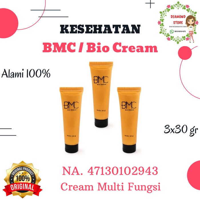 [ READY STOCK ] Salep BMC / Bio Cream 3x30gr • KK Indonesia • ORI 100% •