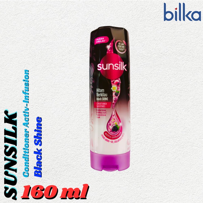 SUNSILK Conditioner Black Shine 160ml