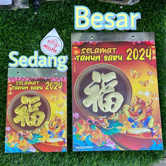 

Kalender harian sobek Besar 2024