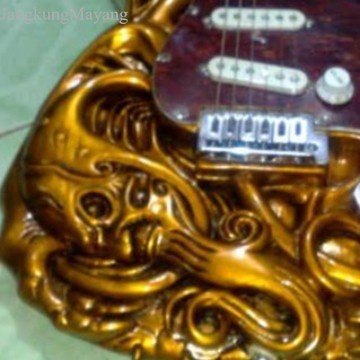 

body gitar ukir custom mahoni super bhn MENTAHAN TNP KLENGKAPAN fnx039 termurah