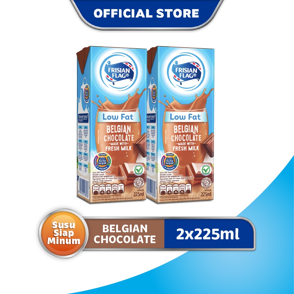 

Frisian Flag Purefarm Low Fat Chocolate 2x225ml