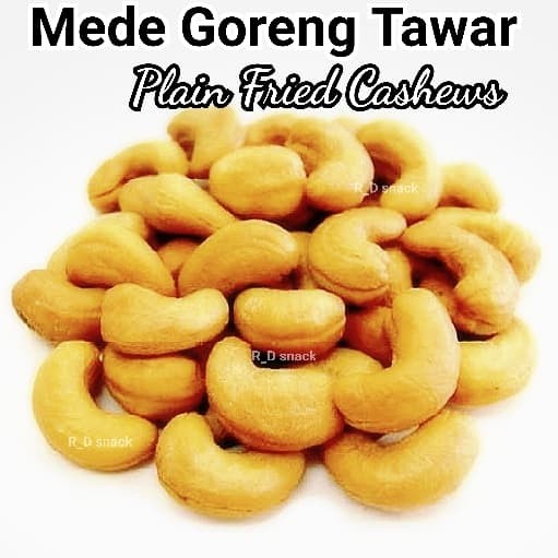 

[KUALITAS TERBAIK] 500gram Mede Goreng ORIGINAL TAWAR kacang mete fried cashew ORI TAWAR 500GR