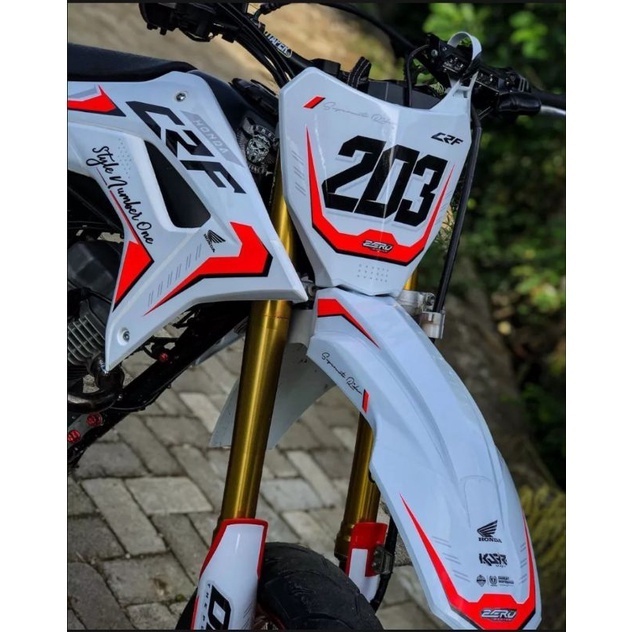 DECAL CRF 150L FULLBODY decal crf putih
