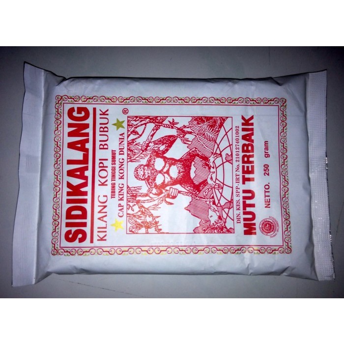 

Bubuk Kopi Sidikalang (Merah/Arabica) Cap Kingkong Dunia 250Gr