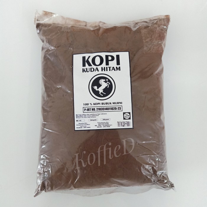 

Kopi Bubuk Murni Kopi Tubruk Robusta KUDA HITAM Asli Jawa Timur 1kg