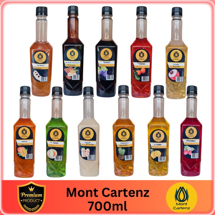 

Sirup Mont Cartenz PREMIUM SYRUP 700ML Semua Rasa