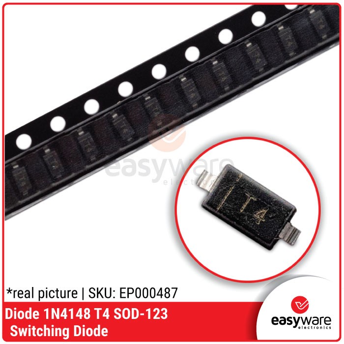 Diode 1N4148 SOD123 1N4148W T4 SOD-123 Switching Diode 1N4148 SMD CCN04