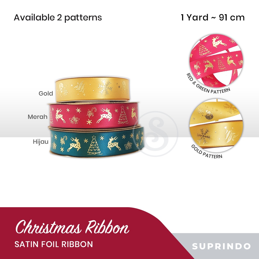 

(PER YARD) PITA NATAL SATIN FOIL GOLD