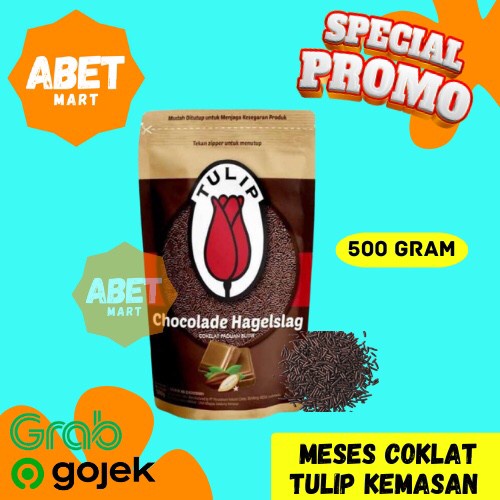 

Tulip Meses Coklat Kemasan 500 Gr - Meises 500gr Gram Cokelat Topping