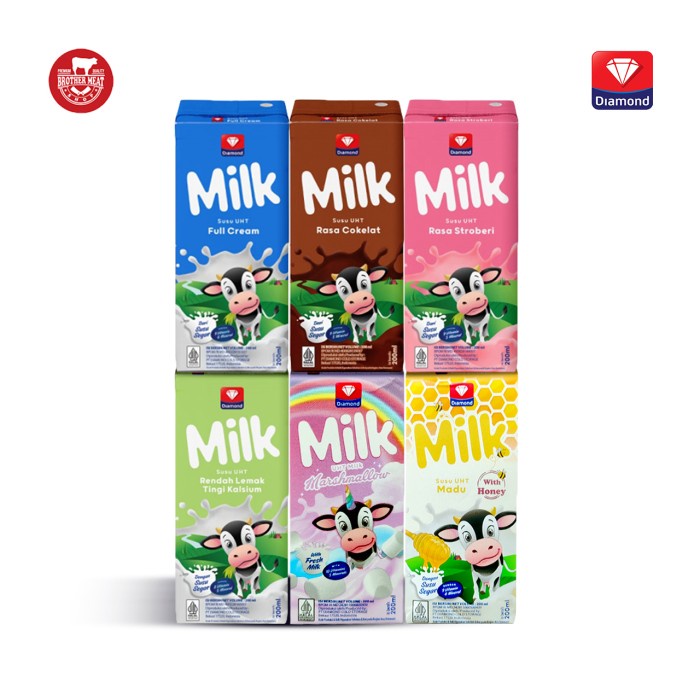 

Diamond Milk UHT 200 Ml