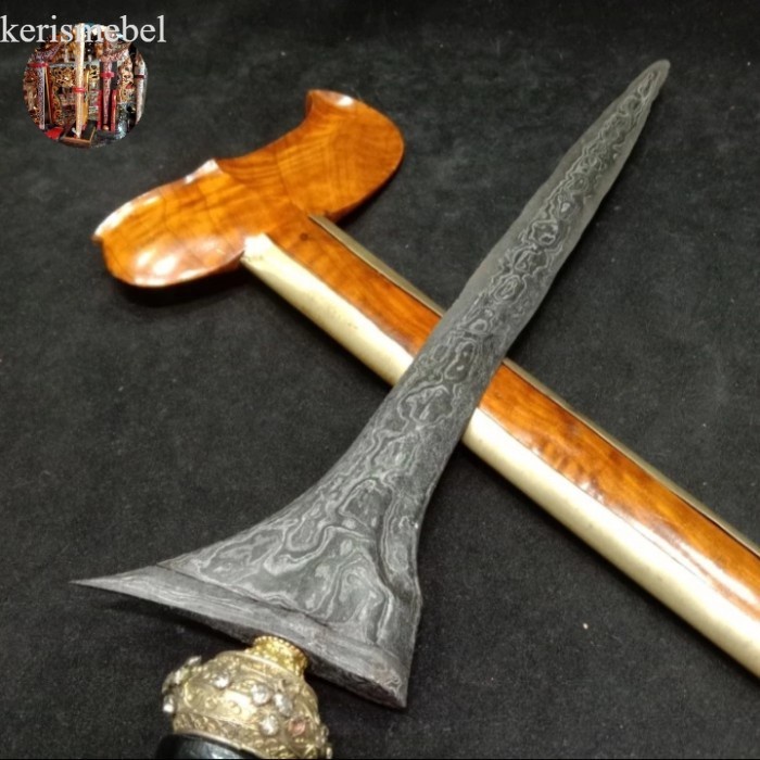 Keris Tilam Upih Pamor Bendo Segodo Tangguh Tuban Sepuh antik