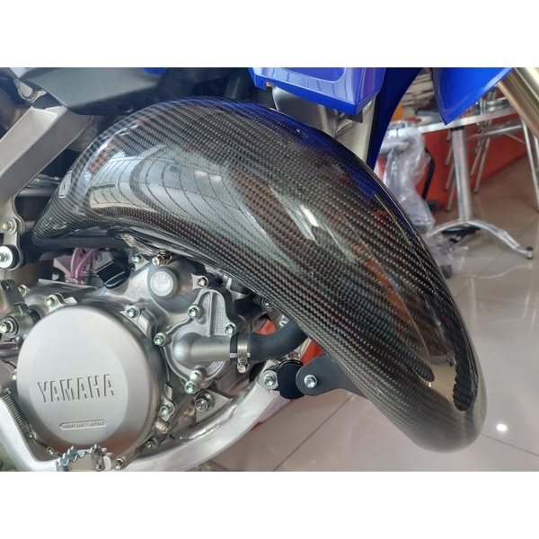 Ready Cover knalpot YZ125 2023 carbon pelindung knalpot yz 125 2023 carbon