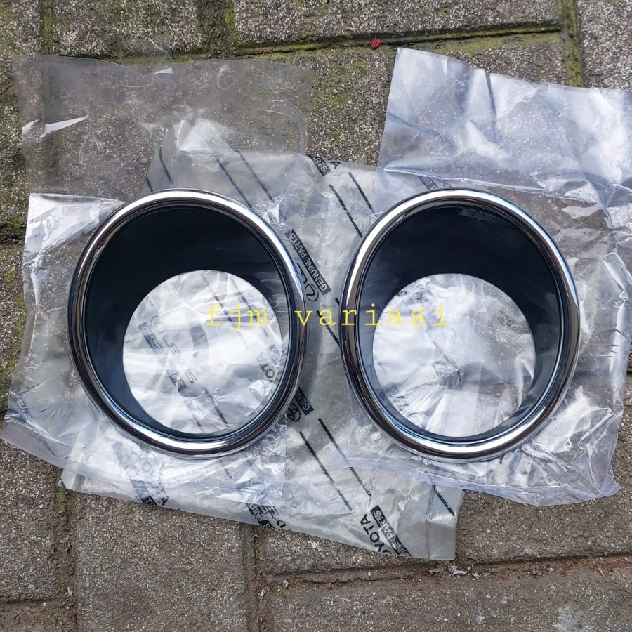JUAL COVER CAVER TUTUP RING FOGLAMP POKLEM TOYOTA RUSH TERIOS 2009 SAMPAI 2013 ORIGINAL ASLI