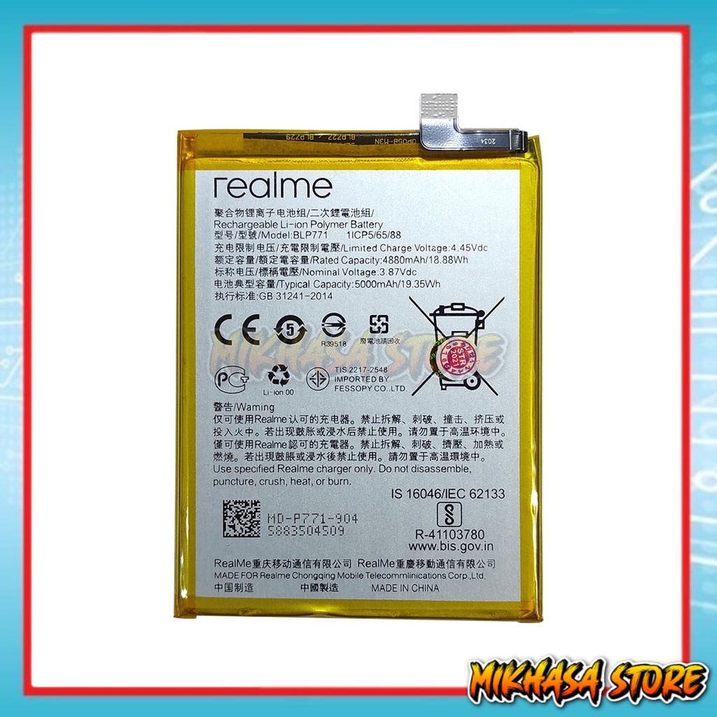 BATERAI REALME BLP771 C3