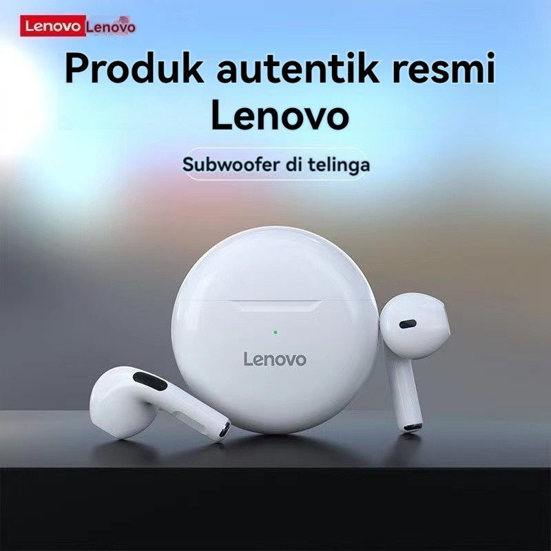 Apple iPhone/Huawei Xiaomi Cocok untuk Lenovo Lenovo HT38 Bluetooth Headset Reduction Noise Asliine/