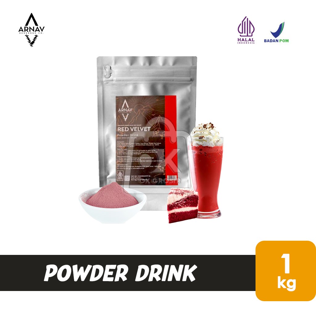 

Bubuk Minuman ARNAV Red Velvet Powder Drink (1 Kg)