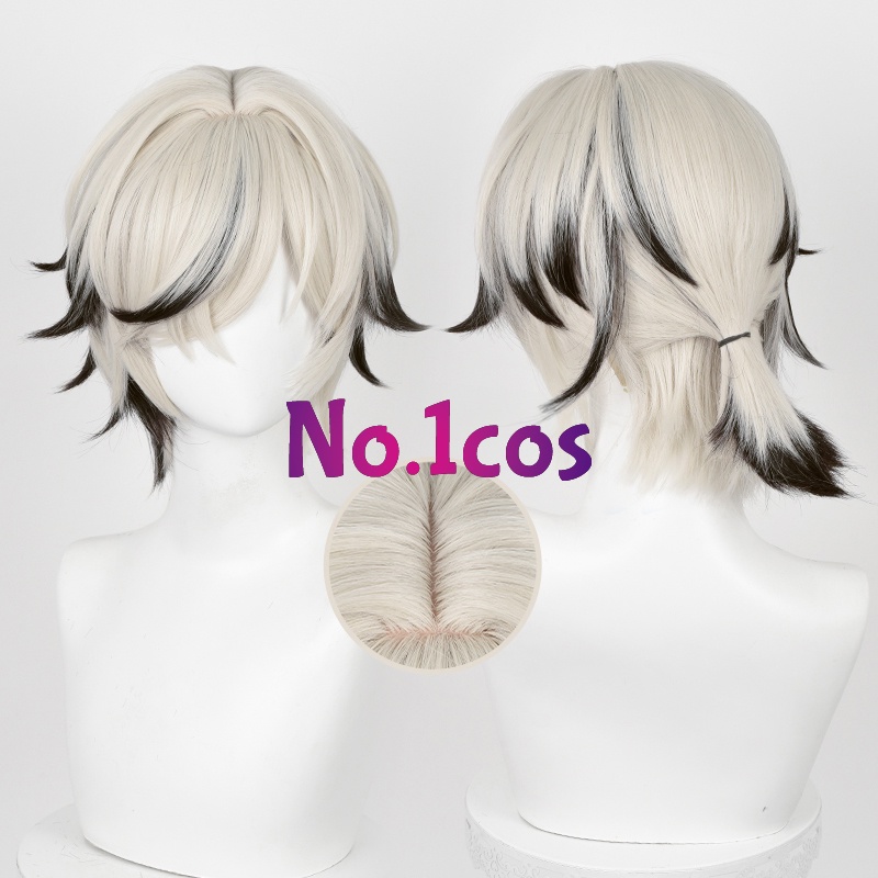 Wig Arlan HSR Honkai Star Rail Cosplay 30cm Wig
