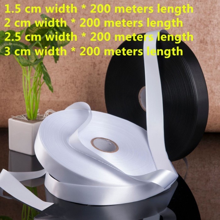 

Tool Part Label pita PUTIH polos dan label tafeta taffeta polos laundry 3D1372372