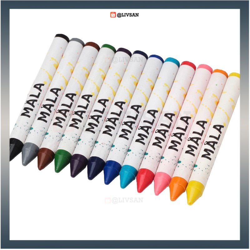 

MALA crayon lilin warna campuran krayon anak alat melukis anak alat mewarnai MEWAH MINIMALIS ELEGANT