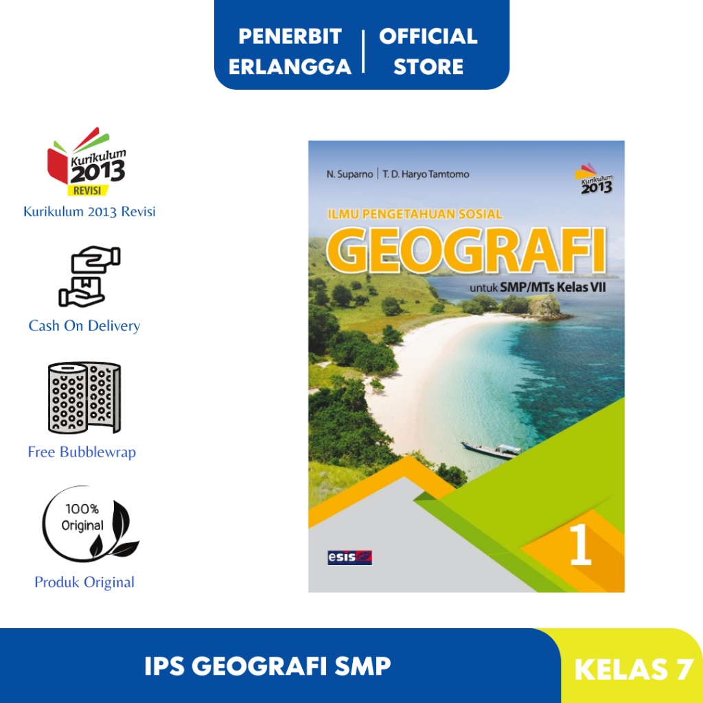 IPS GEOGRAFI SMP/MTS KELAS 7 KURIKULUM 2013 REVISI Erlangga