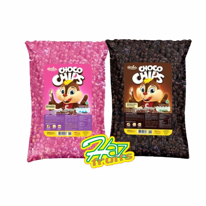 

SIMBA Sereal Choco Chips Strawberi Cokelat Bag 1 kg