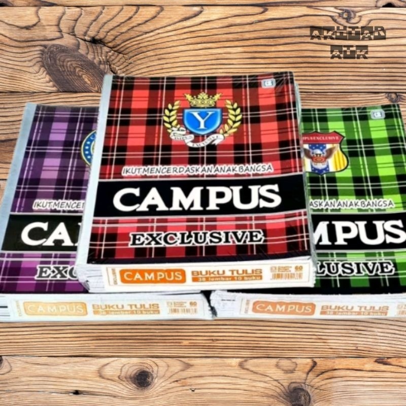 

Buku Tulis Campus 38 (Ukuran Kecil) 1 Pak Isi (10 Buku)