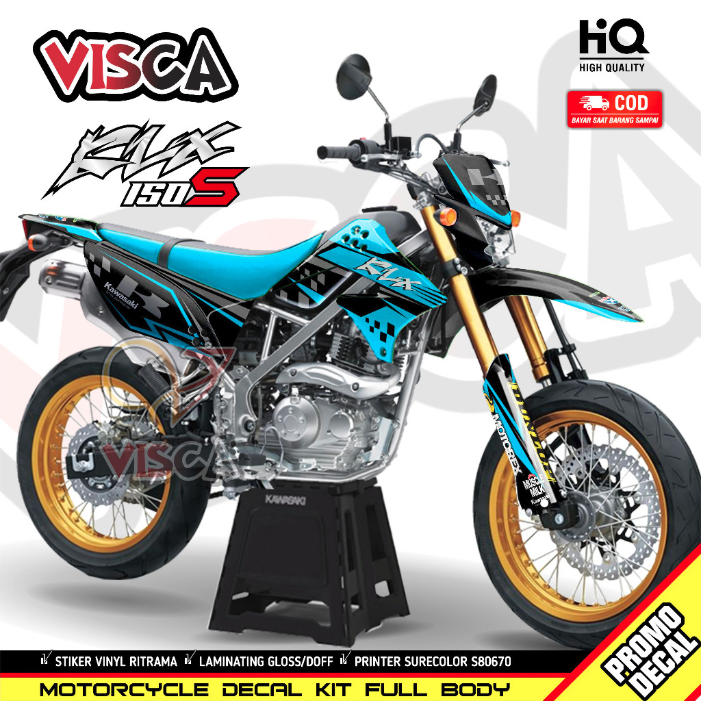 Decal Klx S 150 Lama Dekal Klx 150 Lama Stiker Klx 150 Lama Full Body Decal Klx Lama Hologram THE K