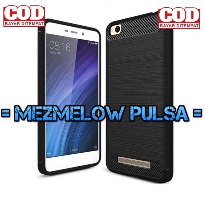 TPU Fiber Carbon Silikon Hape Softcase Soft Case XIAOMI REDMI 4A