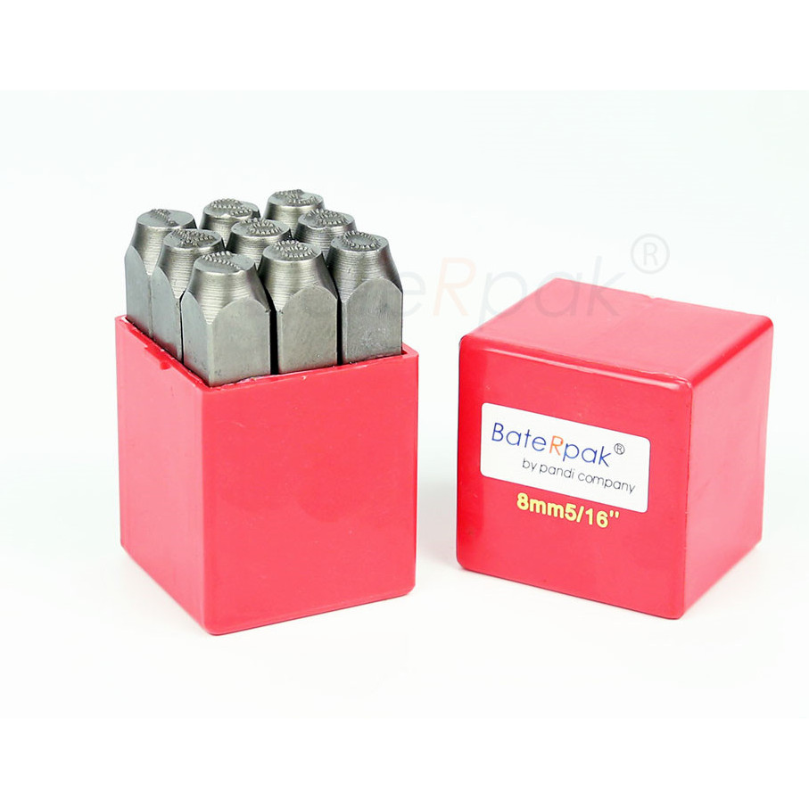 

Numbers 6/7/8/10mm Dotted steel seal,BateRpak car chassis number stamp letters Steel word punch stamp/matrix dot stamp,9pcs/box