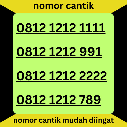 Nomer Cantik Telkomsel Simpati Kartu Perdana Sakti 11 12 Digit