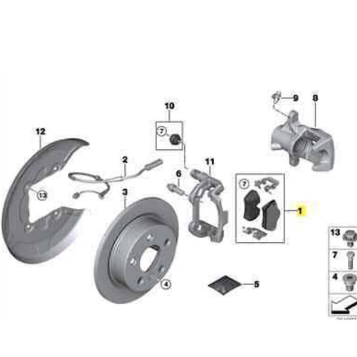 

JUAL Transaksi bmw Mr. A brakepad frt rr sensor rem BEST SELLER